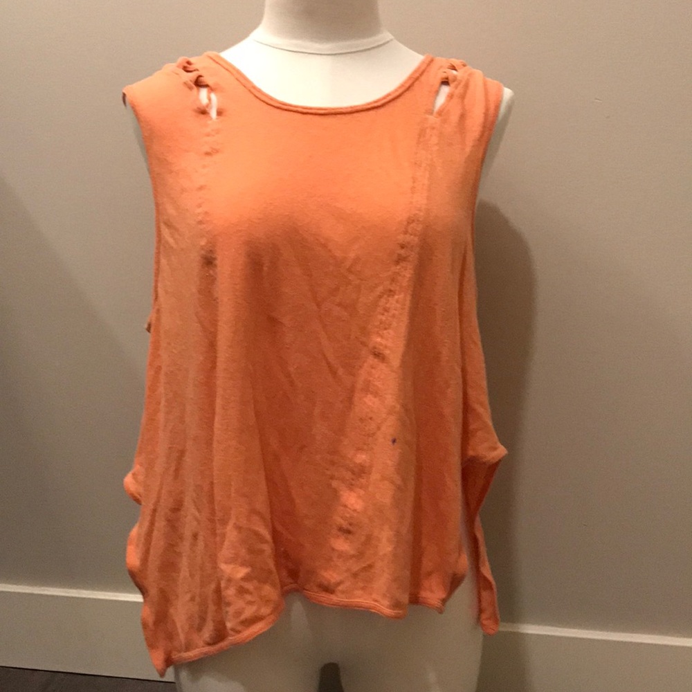 We the free orange tank top size small